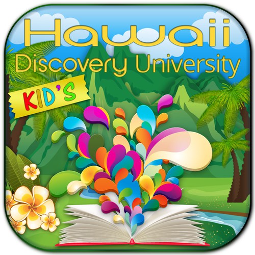 icon or button design for Hawaii Discovery University - Kids