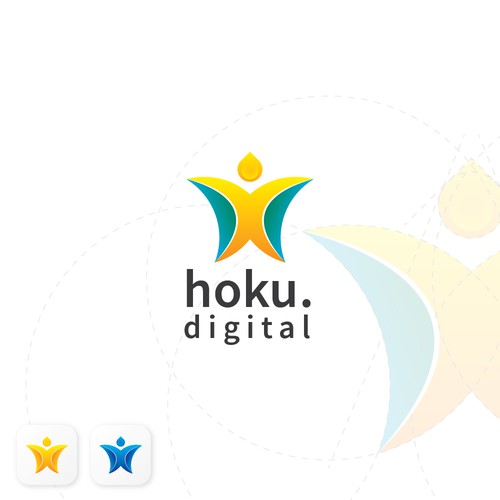 hoku.digital logo concept