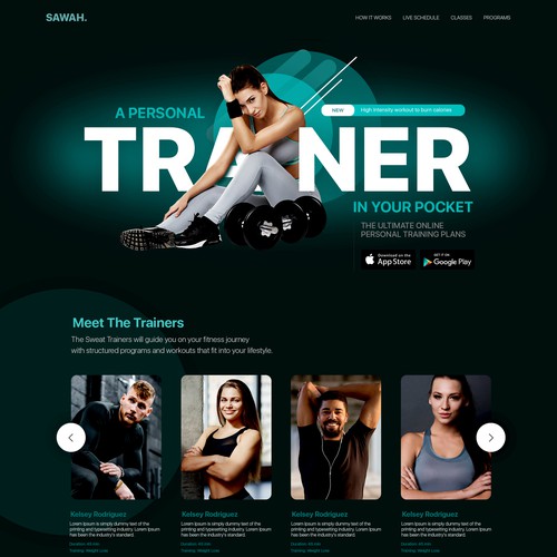 Fitness Website with a Purpose