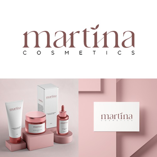 Logo design - Martina cosmetics