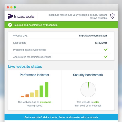 Incapsula security overview and seal