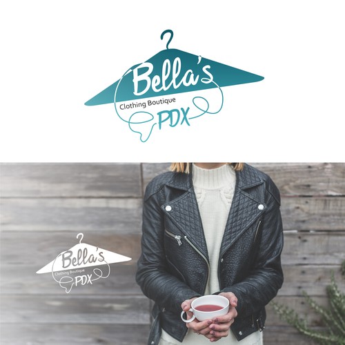 Bella's PDX Clothing Butique Logo Contes