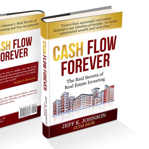 Book cover design for an  easy to understand book on the key concepts of real estate investing