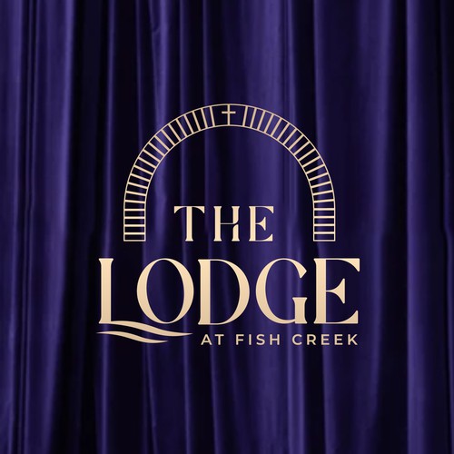 Modern Event logo at stone Lodge