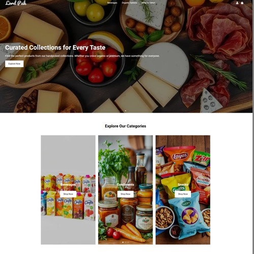 home page