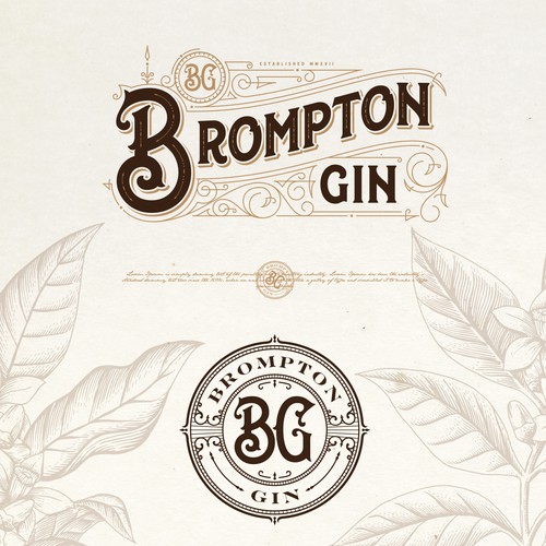 BROMPTON GIN LOGO PROPOSAL