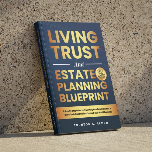 Hardcover Book : Living Trust and Estate Planning Blueprint