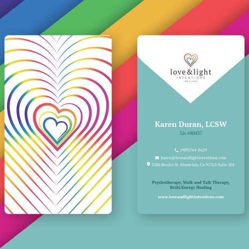 Logo and Business Card design for Love&Light Intentions