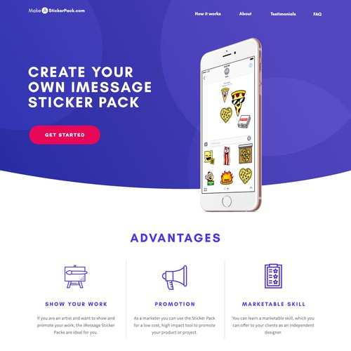 Design for a Sticker-Tutorial Website