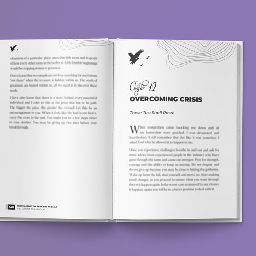 Book layout design & typesetting