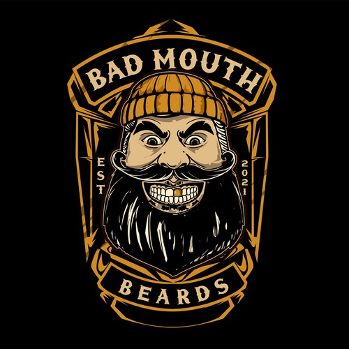 Bad Mouth beard oil Logo