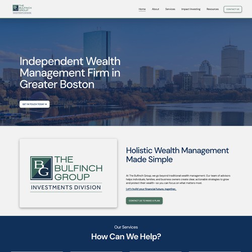 The Bulfinch Group Customized Design