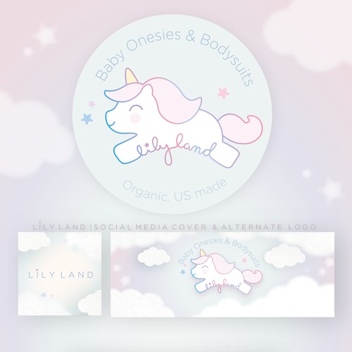 Logo for Lily Land - baby clothes brand 
