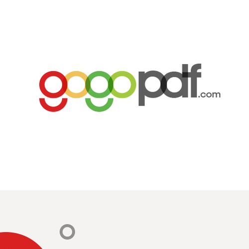 Online PDF converter logo design