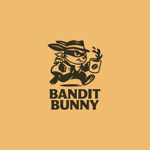 Bunny Rabbit Bandit Coffee logo