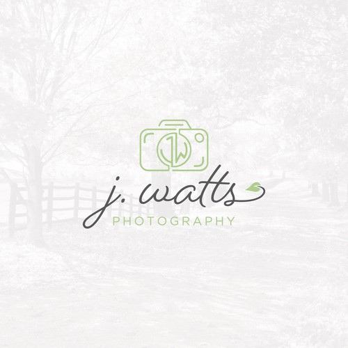 Modern logo for photographer