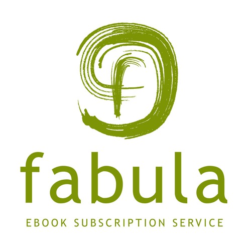 Logo for e-book subscription service.