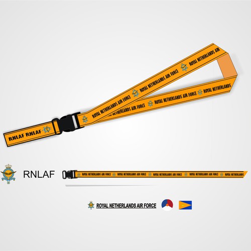 lanyard design for Royal Netherlands Air Force