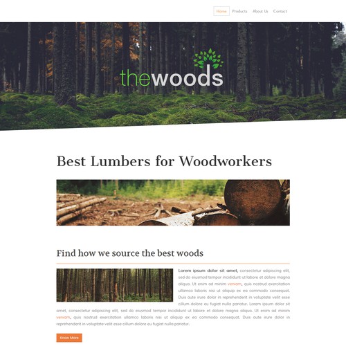 The Wood Market Jimdo Website