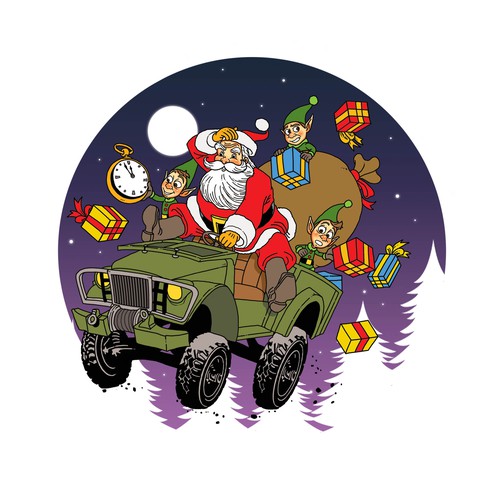 Christmas-Themed Illustration