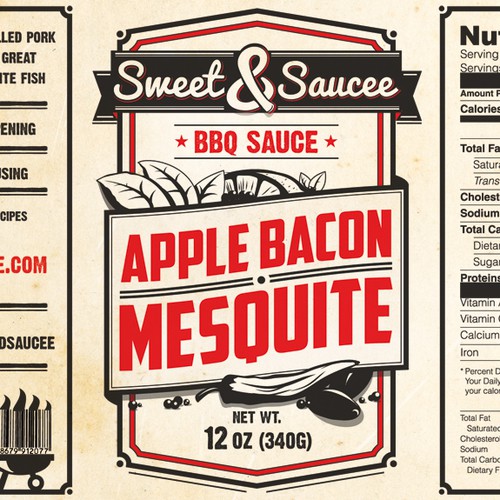 Help Reinvent Sweet and Saucee Gourmet Sauce Labels!