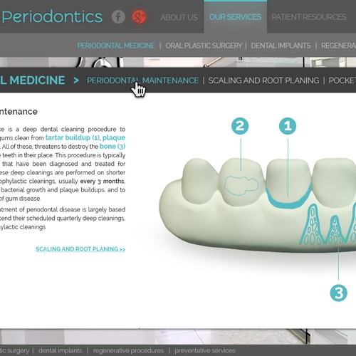 Web Design for Brickell Periodontics in Miami, Florida