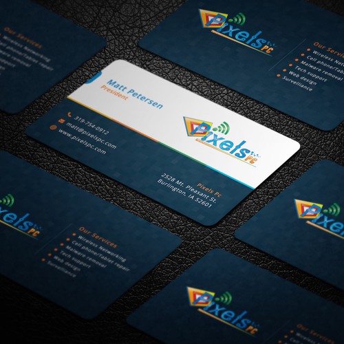 Modern Sleek Professional Business Card