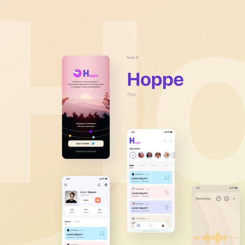 Hoppe Sociall App