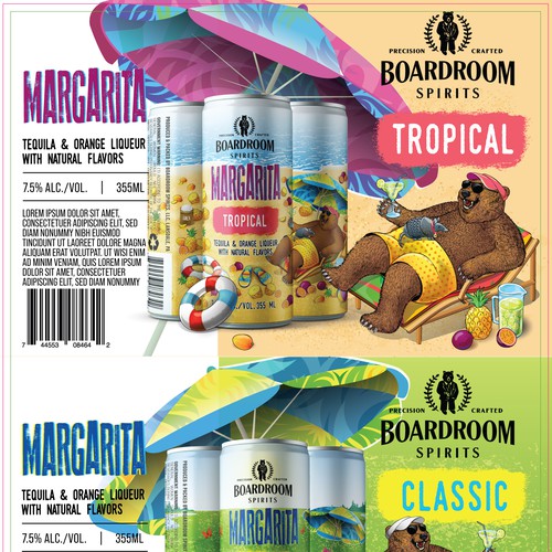Sell sheet for Margaritas drinks