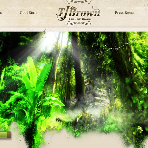 Design webpage for SF- and fantasy- book author TJBrown!