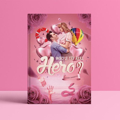 Design a book cover for a Hero Romance book