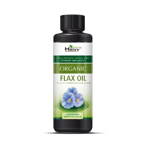 Flax Seed Oil Label