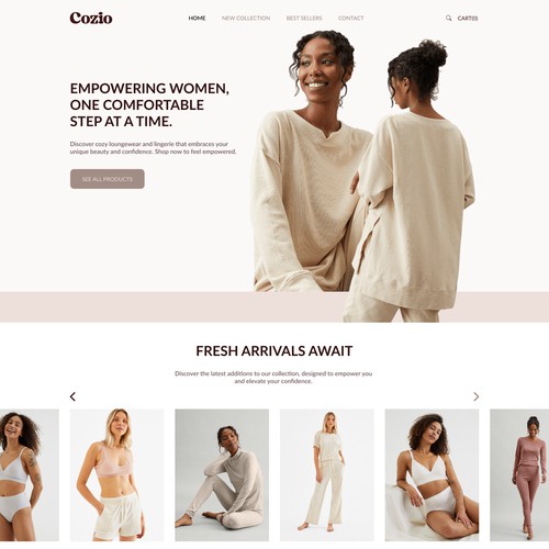 Landing page concept