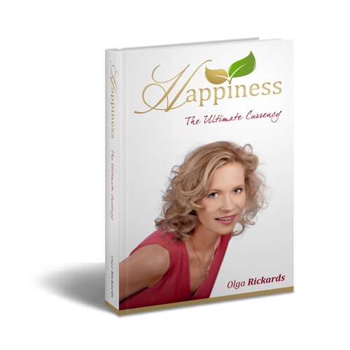 “Happiness - The Ultimate Currency” hardcover book cover design