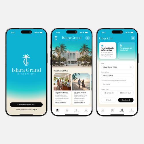 Islara Grand · UI & Logo