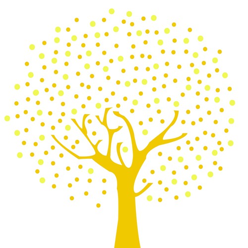 Logo and tree illustration for Lightmakers: a website for those with a social conscience