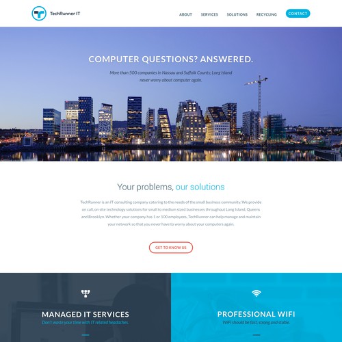 UI design IT managed service provider