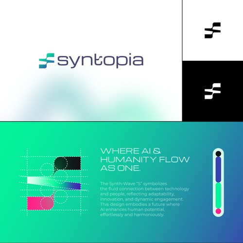 Syntopia AI Logo Design