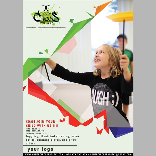 youth circus project poster