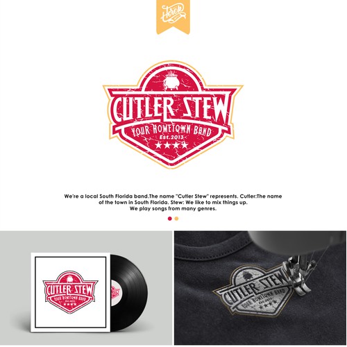 Logo for Local Rock/Country Band Cutler Stew