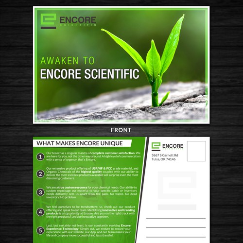 Encore Up! New Chemical Supply