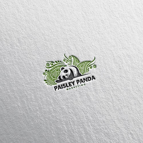 Panda logo for marketing company