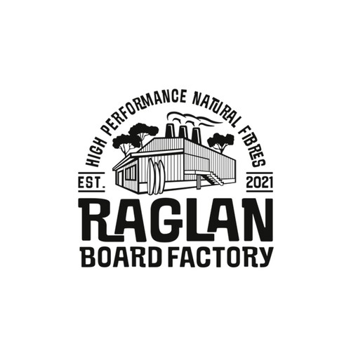 Logo for Raglan Surfboards