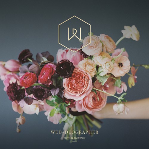 Modern, Luxury monogram for Wedding Photographer / Videographer