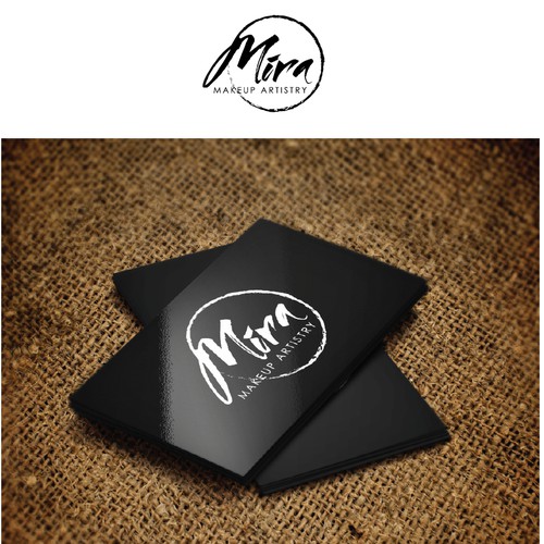 Create a modern, professional and elegant logo for Mira Makeup Artistry