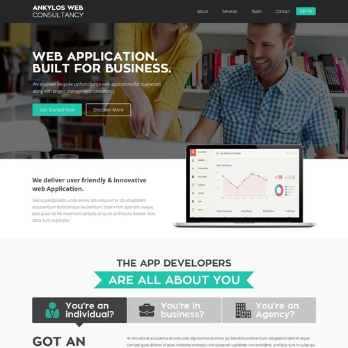 Create a vivid brand for an experienced python web engineer