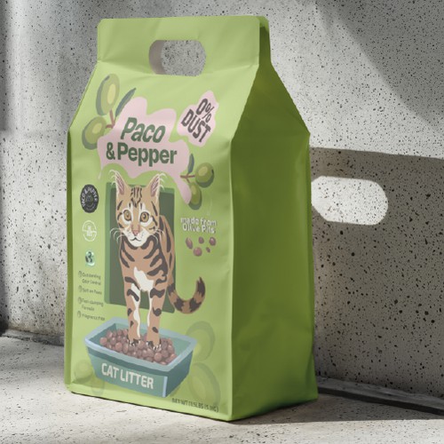 Packaging for cat litter