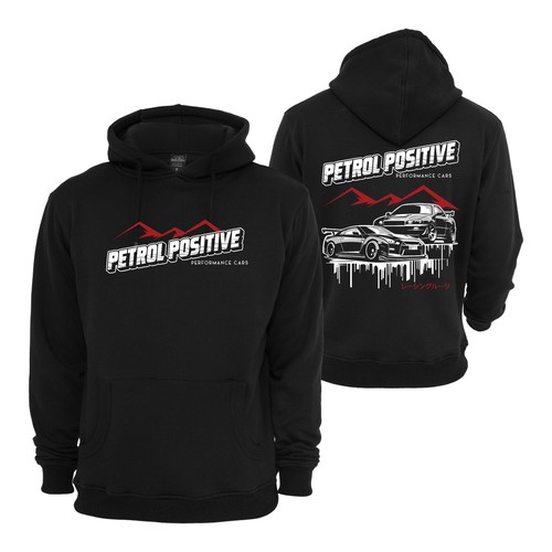 Petrol Positive - Performance Cars, International (rare japanese) Sportcardealer, Design for Hoodies