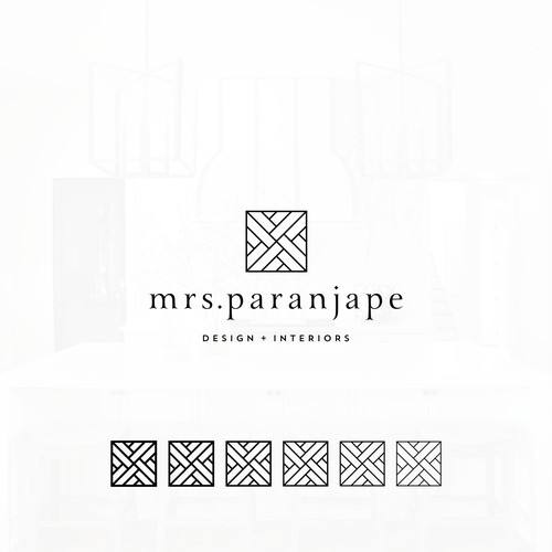 Logo design for an interior designer.
