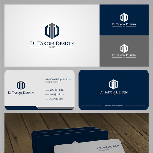 Design an elegant, standout logo and business card for a custom home theatre installation company.